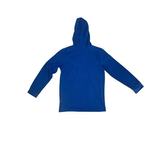 💙 Adidas Women’s Royal Blue Lightweight Hooded Shirt Pullover M 💙 - Picture 4 of 7
